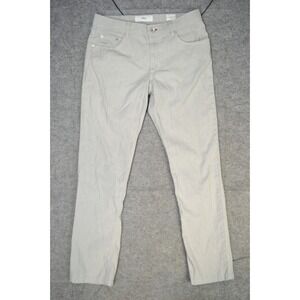Brax‎ Cooper Fancy Pants Mens 32x30 (Tag 32x32) White 5 Pockets Regular Fit